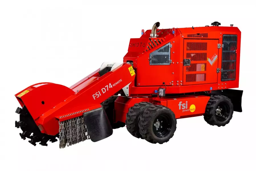 FSI D74 Wheeled Remote Stump Grinder MO7889