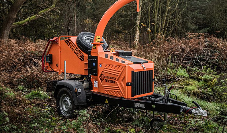 Timberwolf TW 230HB Petrol Wood Chipper full