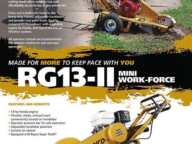 Rayco RG13ii Stump Grinder full