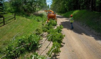 Bandit 90XP Towable Wood Chipper full