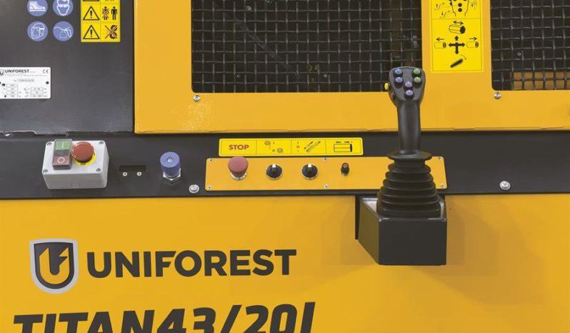 New Uniforest Titan 43/20 J CD+E (PTO/Electric) Firewood Processor full