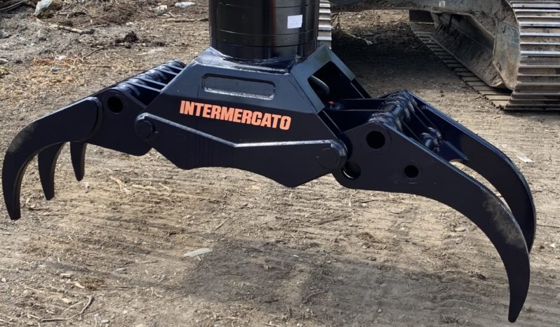 New Intermercato TG35 SR5 Forestry Grapple With CPR15 Fixed Rotator Attachment full