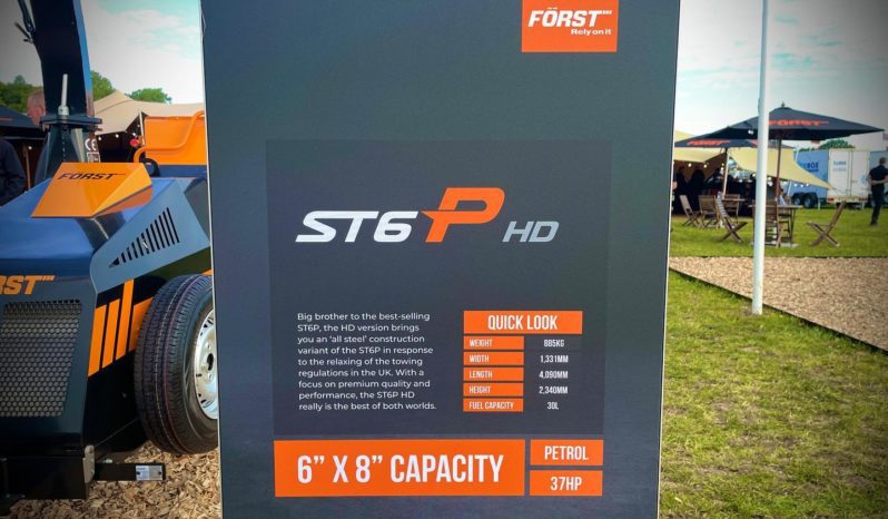 New Först ST6P HD Wood Chipper full