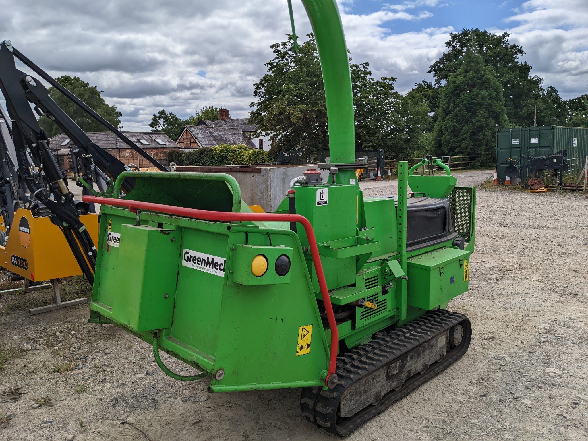Used Greenmech 1928 Safetrak Wood Chipper Arblease