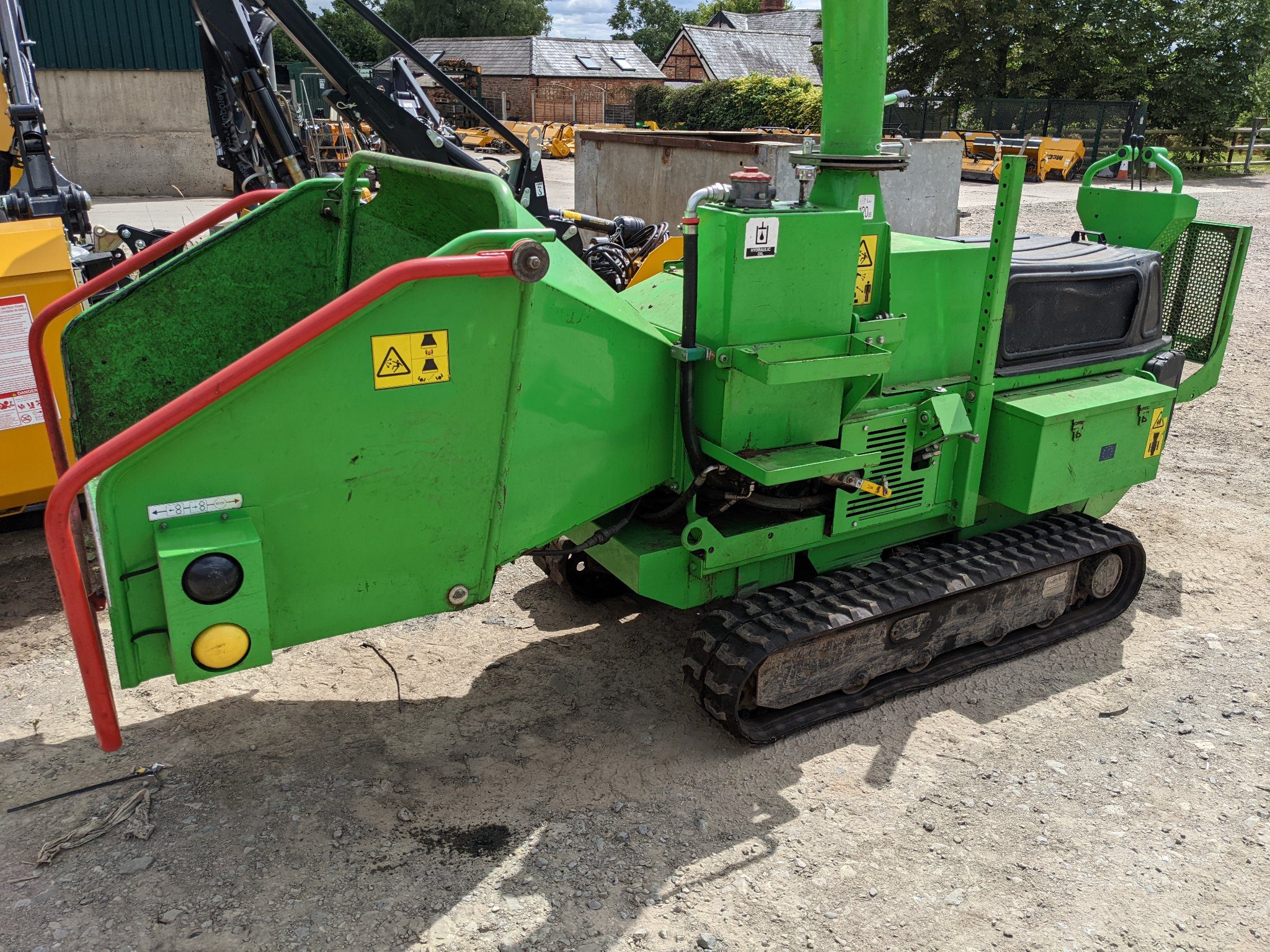 Used Greenmech 1928 Safetrak Wood Chipper Arblease