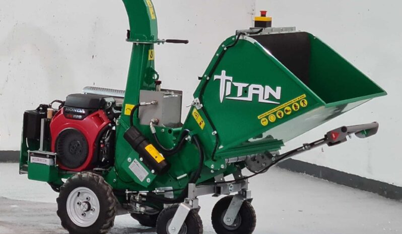 New GL D SRL TITAN Hydrostatic Wheeled Bio Chipper with 22hp Honda Engine Wood Chipper full