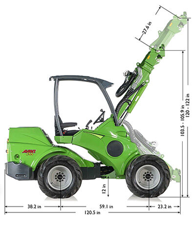 New Avant 755i Mini Loader 18816 full