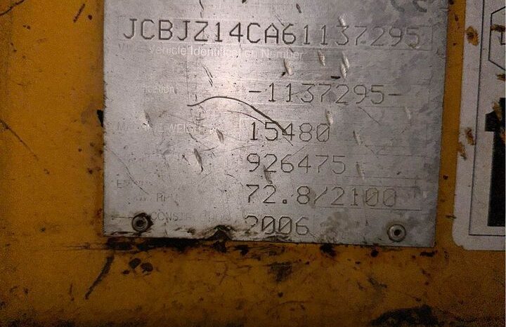Used JCB JZ140 Excavator (Large) 8T + 20469 full