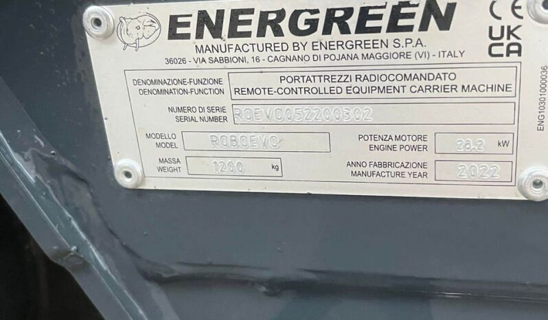 Used Energreen Robo Evo Clearance Machine 22425 full