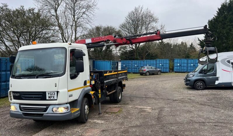 Used DAF LF45.160 with Crane and Grab Tipper Truck 22773 full