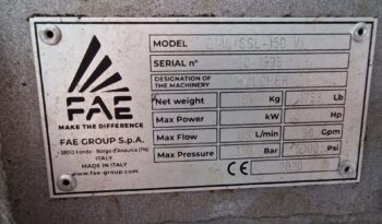 Used FAE DML/SSL 150VT Mulcher Clearance Machine 25278 full