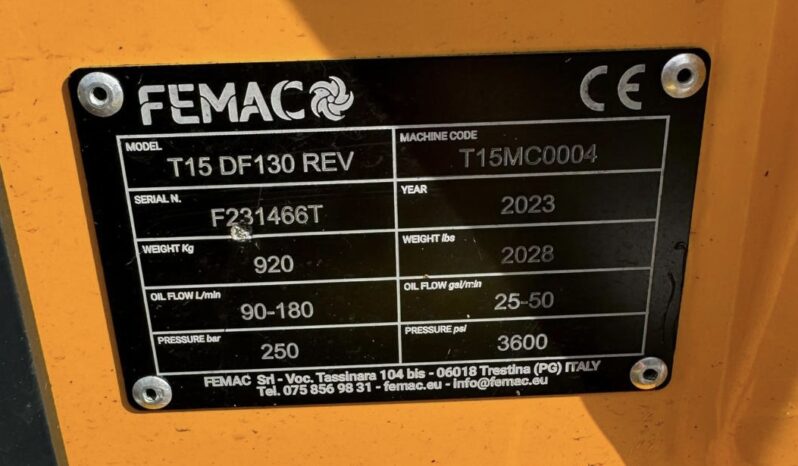 Ex Hire Femac T15-DF130 Attachment 25005 full