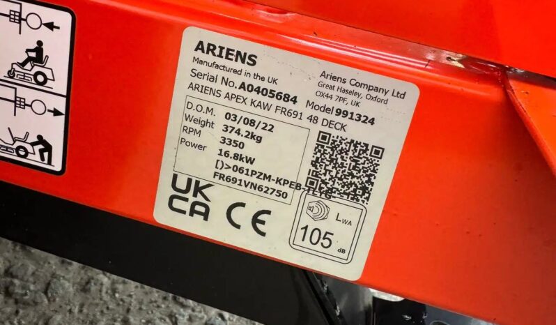 Used Ariens Apex 48 Zero-turn Mower (Commercial) 25094 full