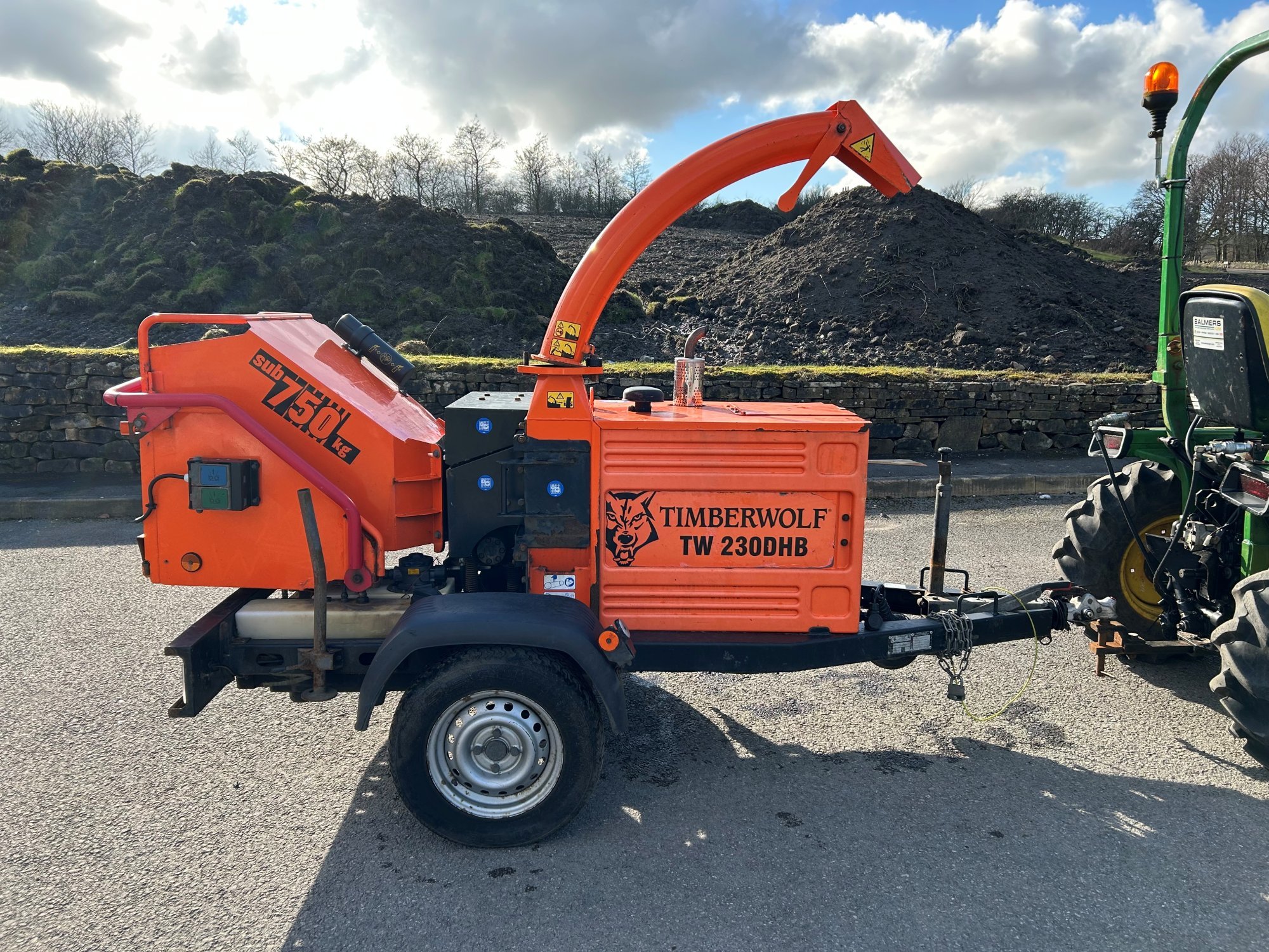 Used Timberwolf TW 230DHB34 Wood Chipper 43788
