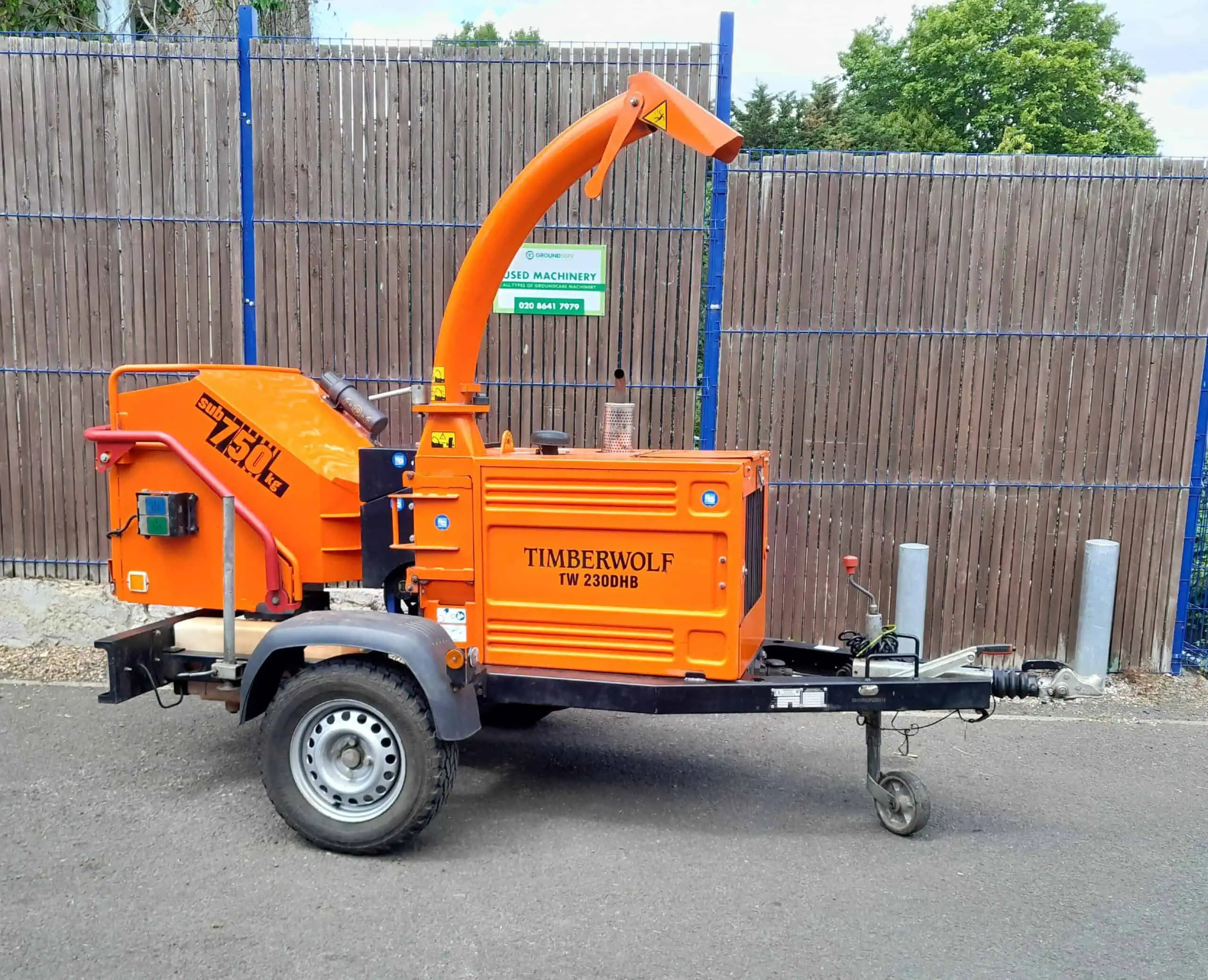 Used Timberwolf TW 230DHB35 Wood Chipper 43114