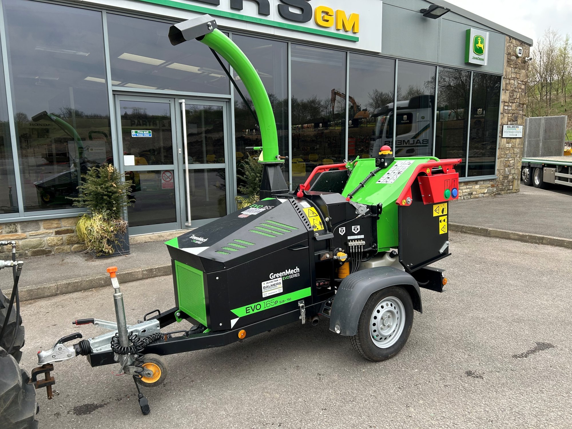Ex Hire Greenmech EVO 165P40 Wood Chipper 43754