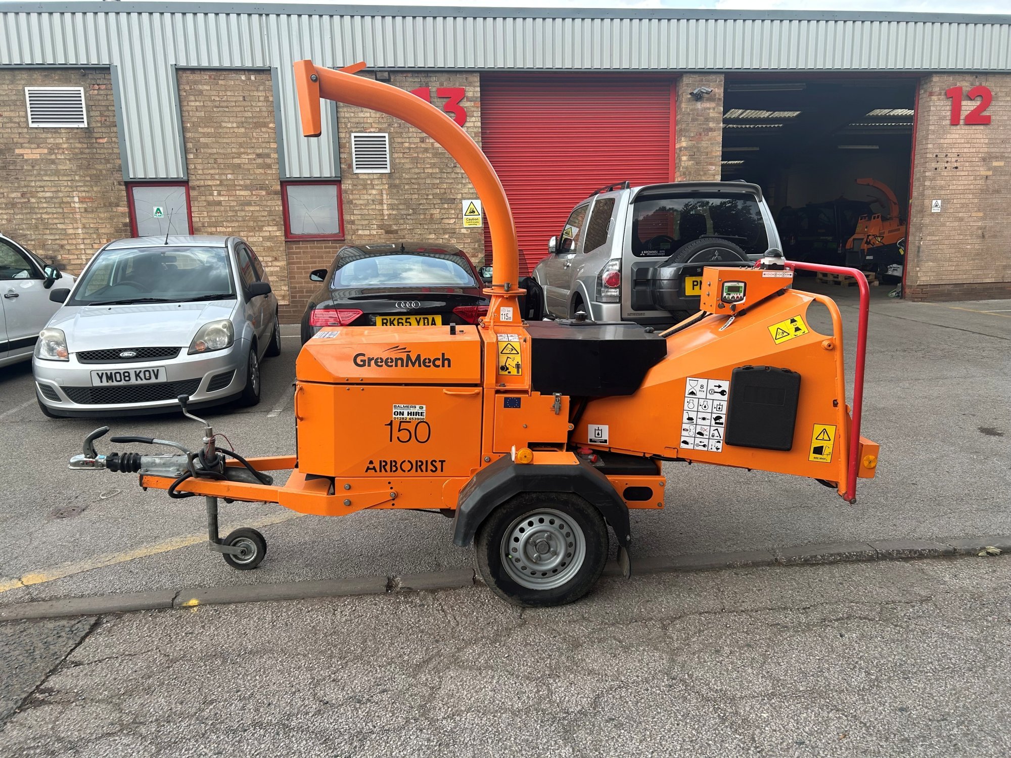 Ex Hire Greenmech Arborist 150D34 Wood Chipper 43802