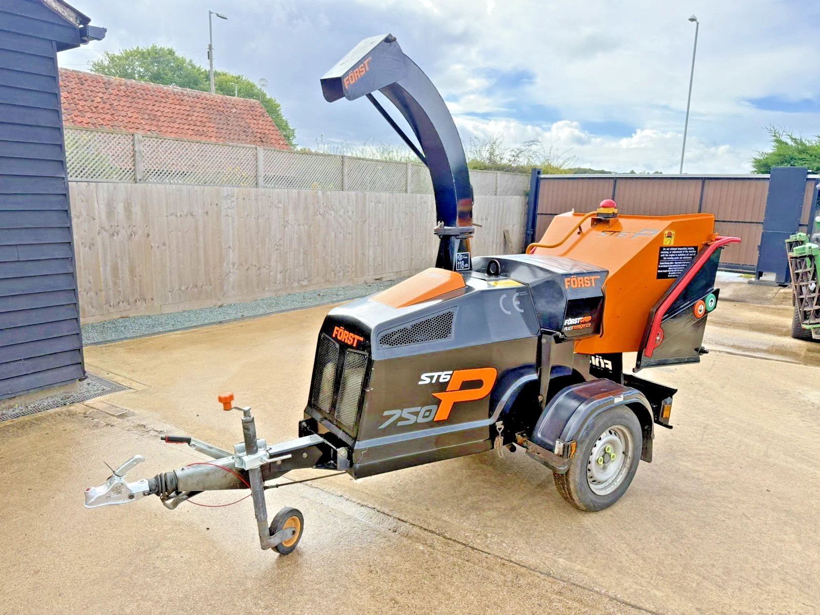 Used Först ST6P37 Wood Chipper 44497