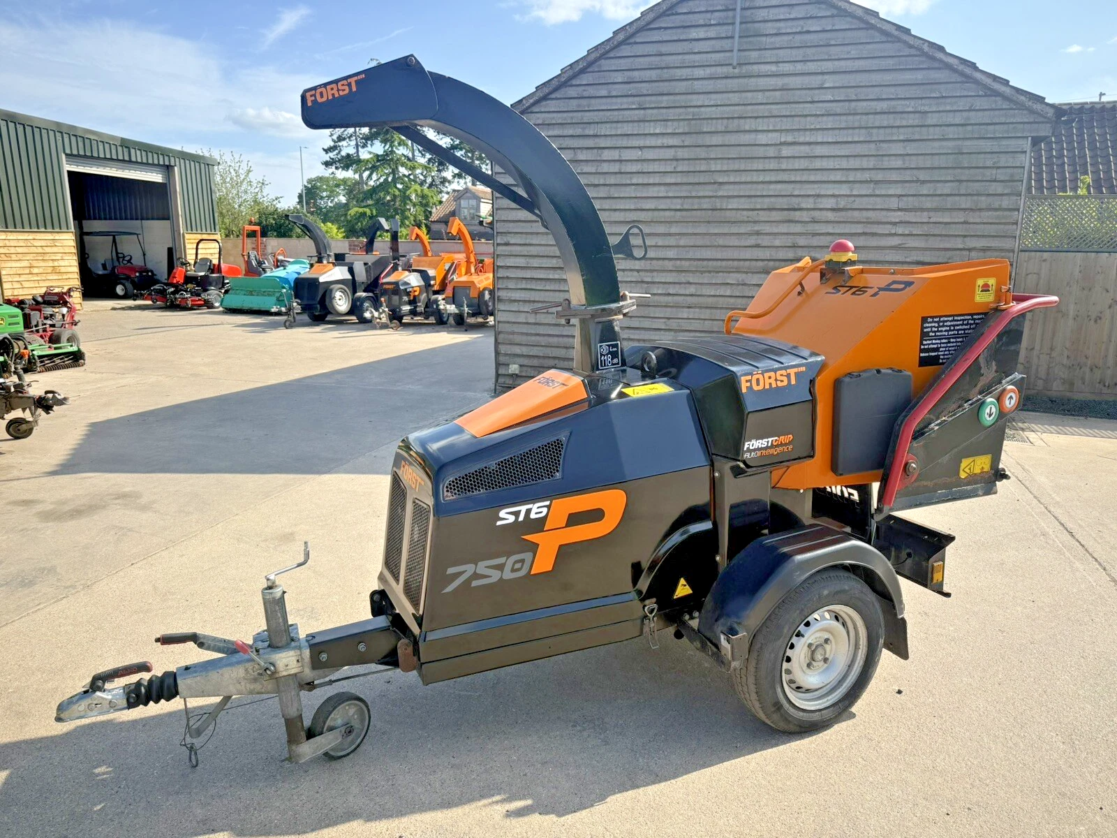 Used Först ST6P37 Wood Chipper 44421