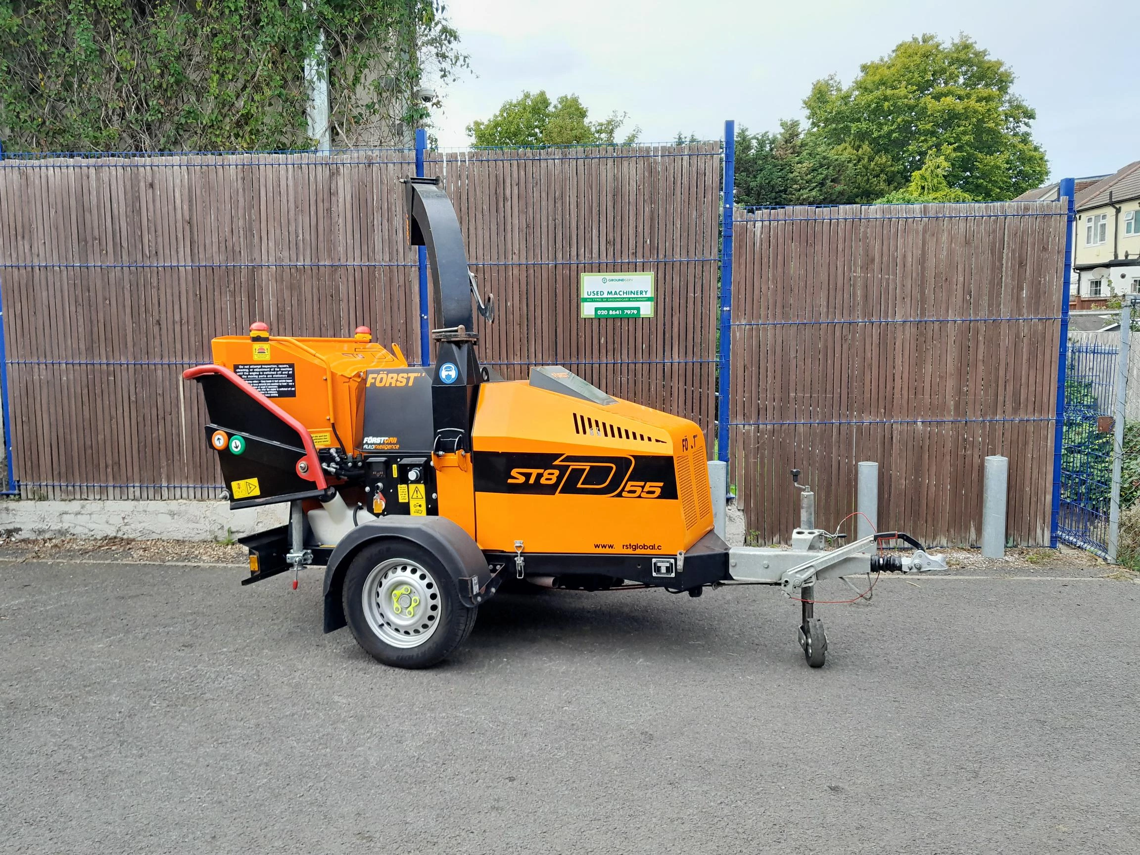 Used Först ST8D55 Wood Chipper 44435