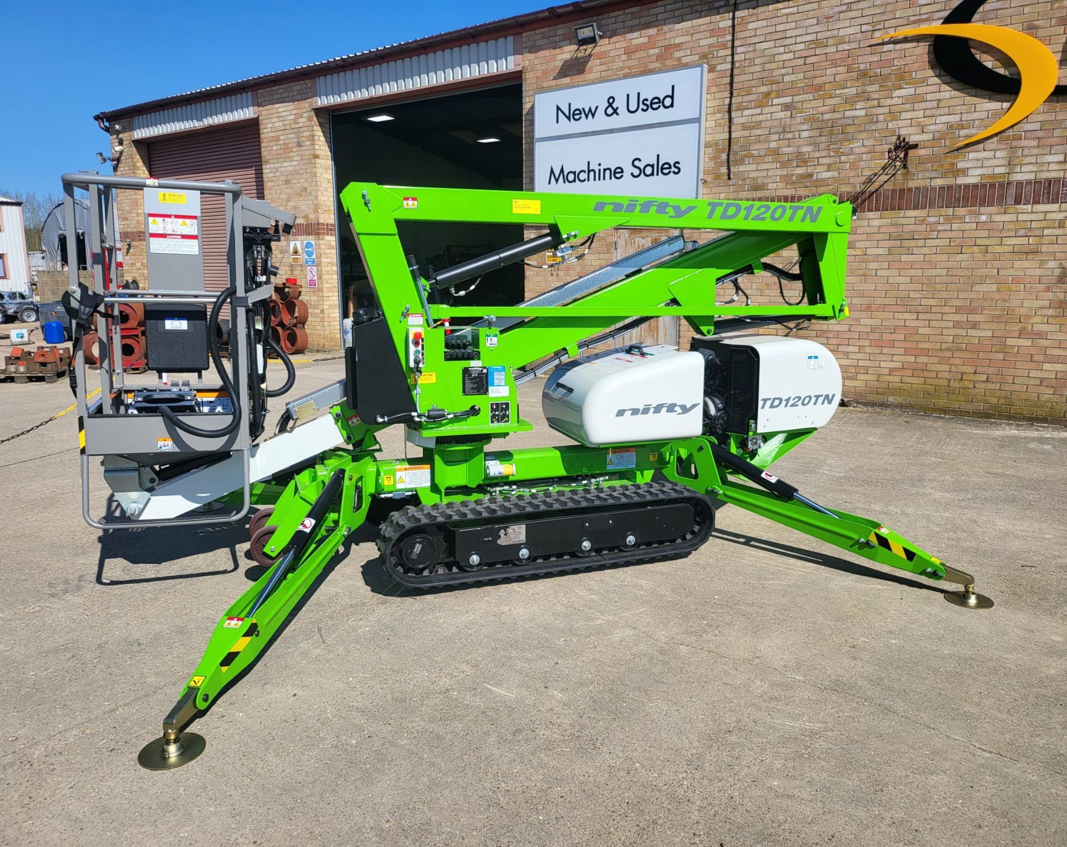 Used Niftylift TD120TNDAC Articulated Boom Access Platform 44924