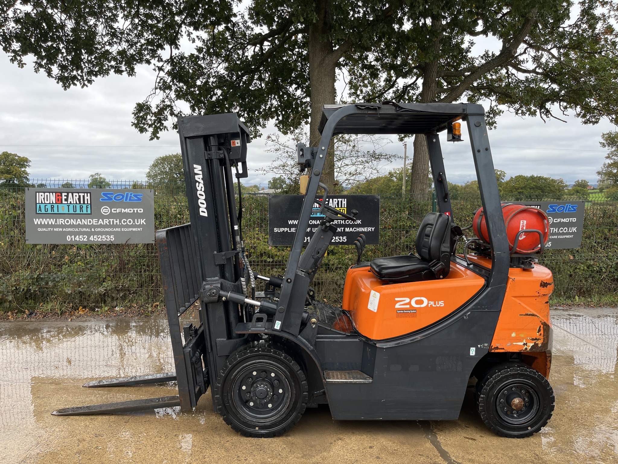 Used Doosan G20GP 2 Tonne LPG Forklift Truck 46174