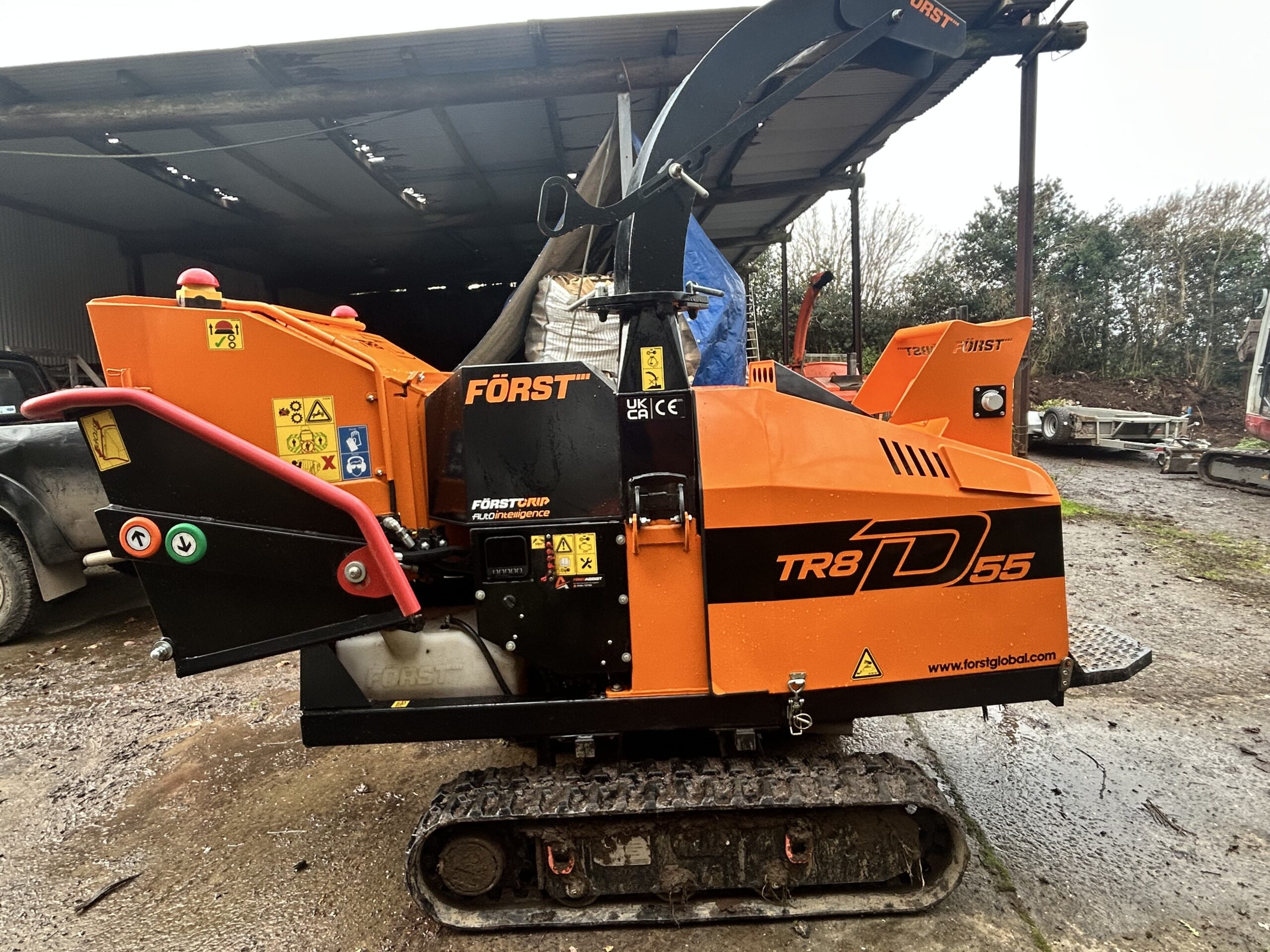 Used Först TR8 Wood Chipper 47260