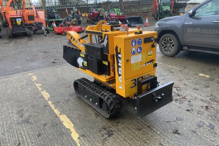 Used Laski 38RX Tracked Remote Control Stump Grinder