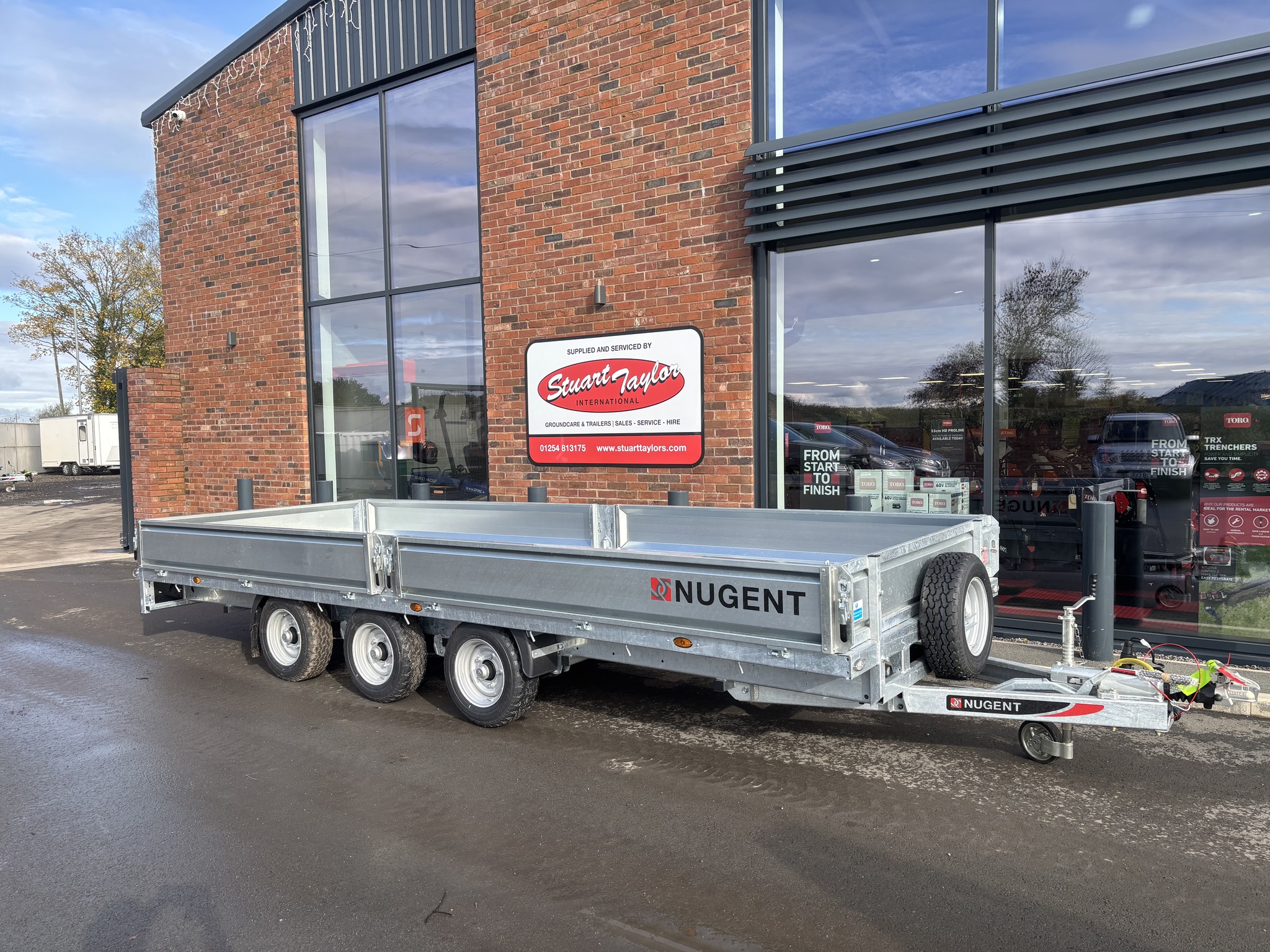 New Nugent 18 x 6 Tri-axle Trailer (General) with Sides 48778