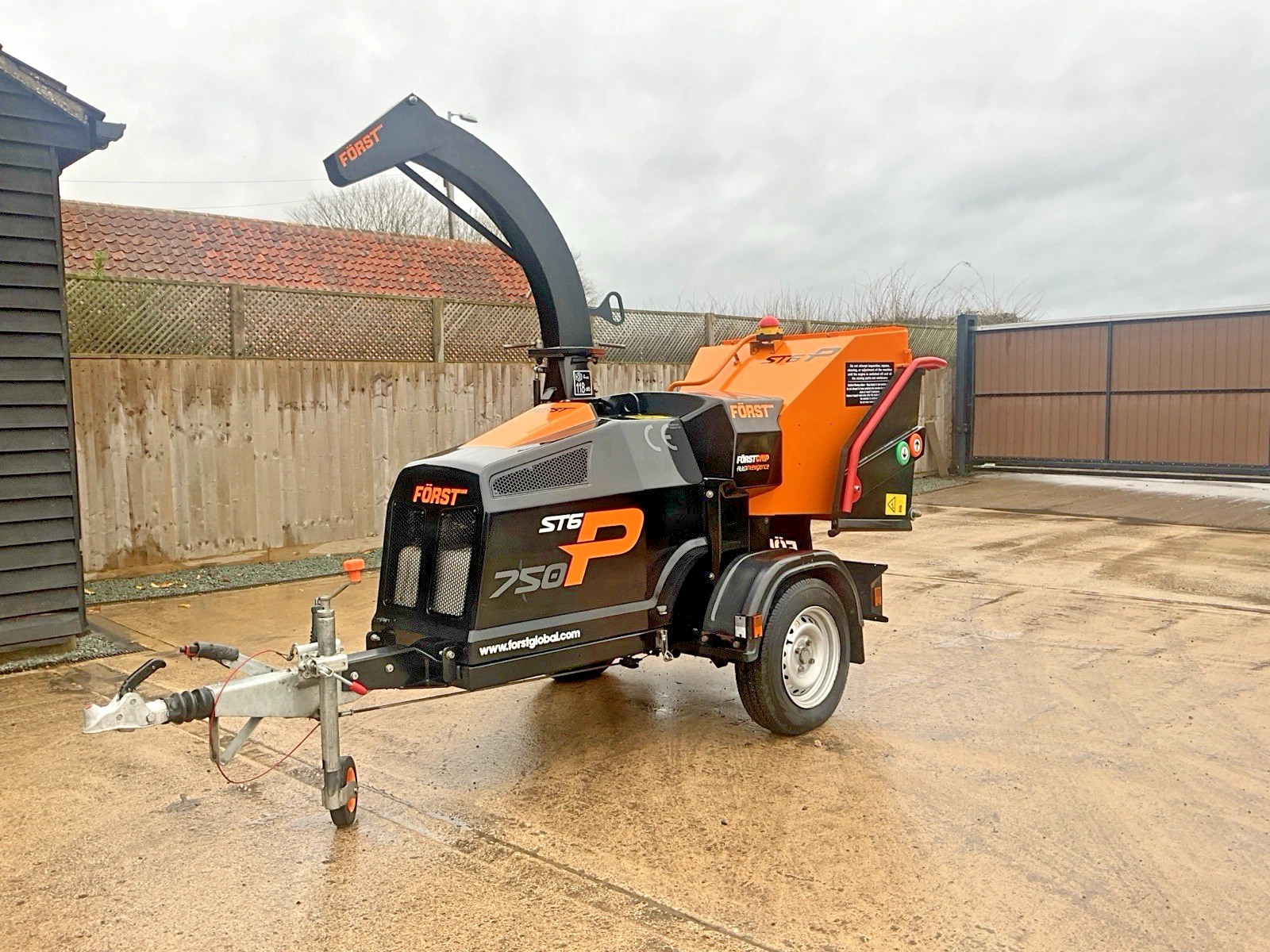 Used Först ST6P Wood Chipper 49403