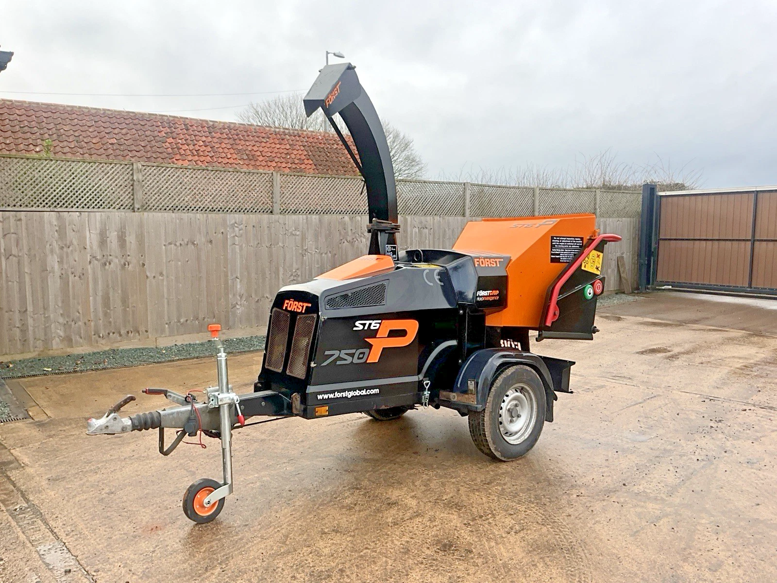 Used Först ST6P Wood Chipper 49127