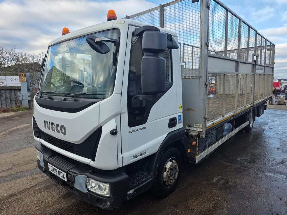 Used Iveco Euro Cargo 7.5t Cage / Scaffold Lorry 49504