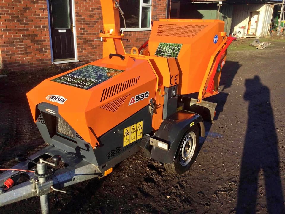 Used Jensen A530 Wheeled Wood Chipper 50123