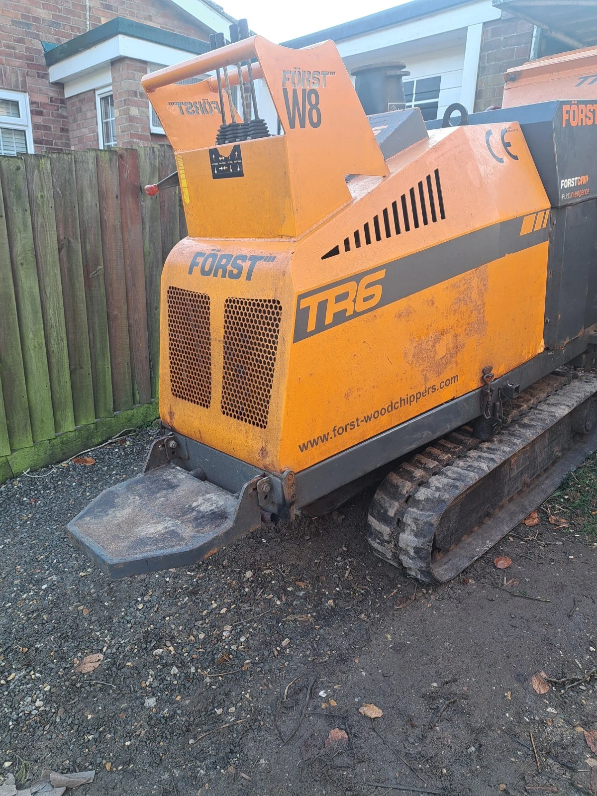 Used Först TR6P37 Tracked Wood Chipper 49034