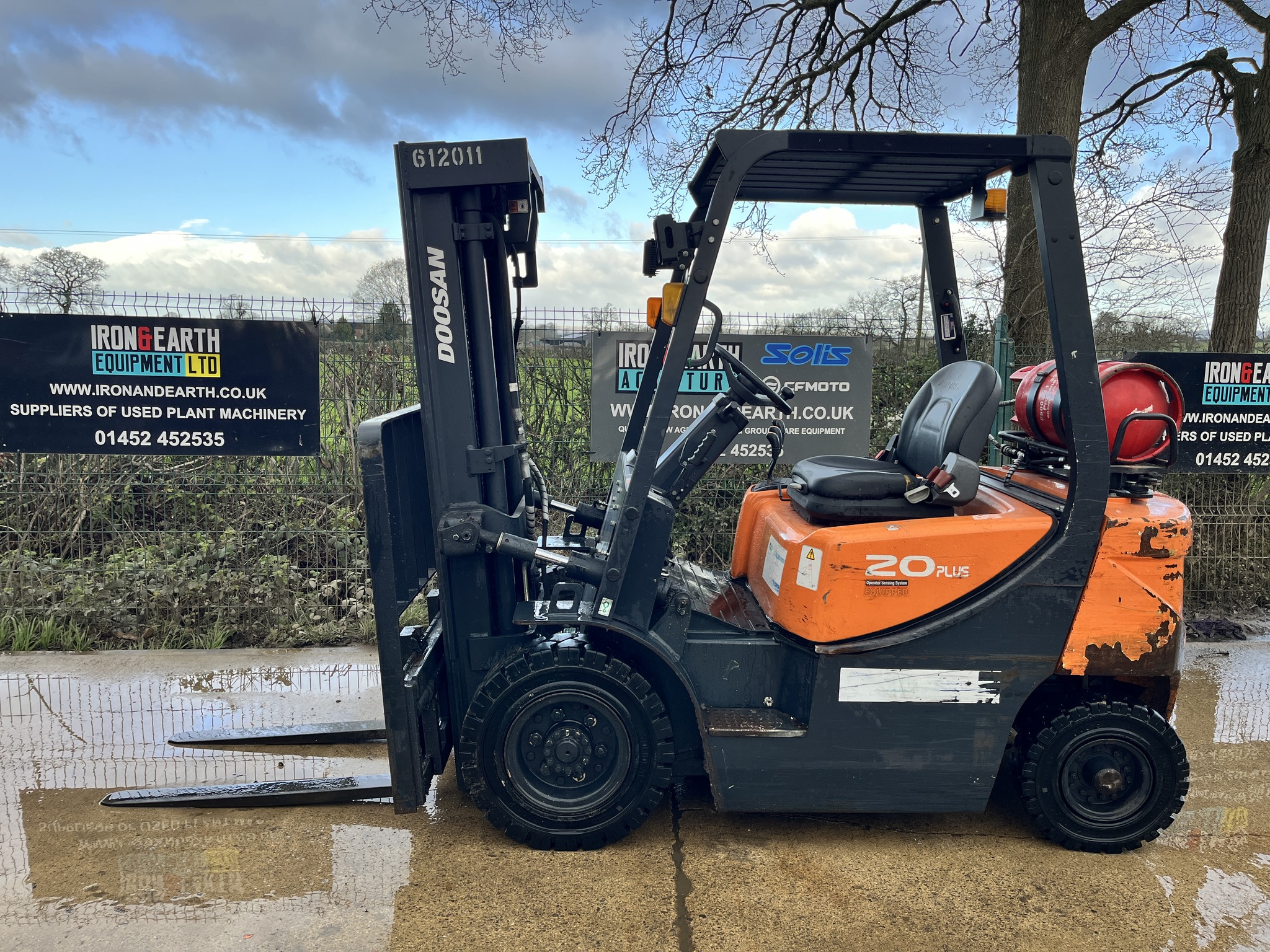Used Doosan G20GP LPG powered Forklift Truck 53365