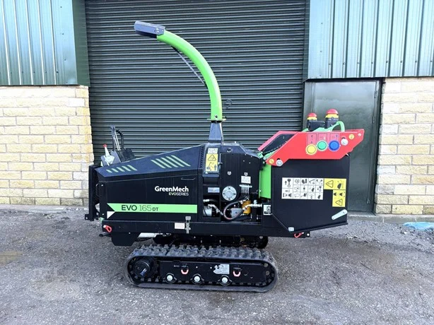 Ex Demo Greenmech EVO 165DT25 Tracked Wood Chipper 55029