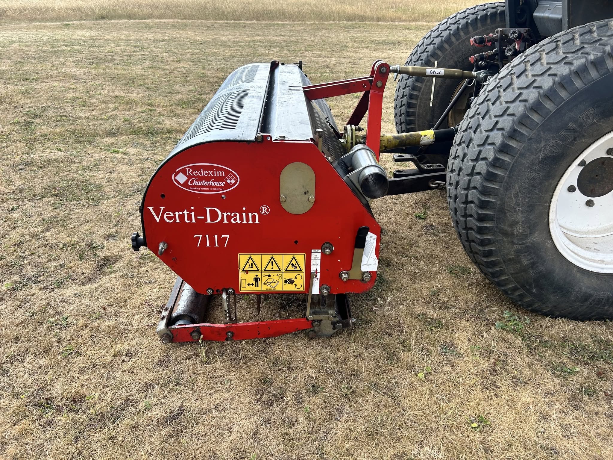 Used Redexim Verti Drain 7117 Aerator 57994